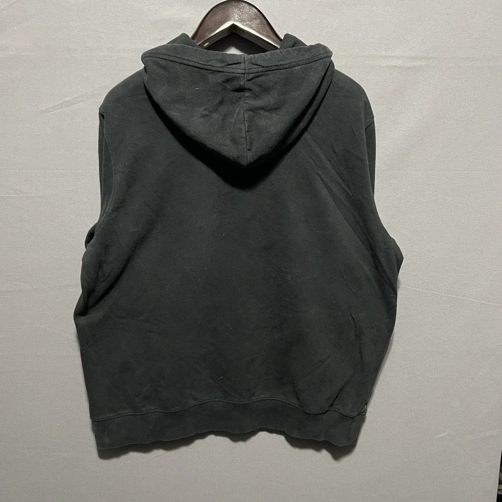 The North‎ Face Hoodie Mens XL Black Pullover Fleece Logo Graphic Sweatshirt